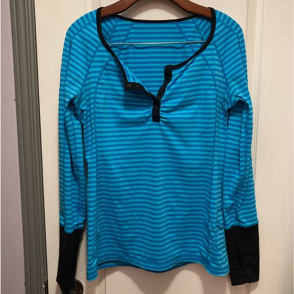 lululemon athletica Tops - Gorgeous Lululemon Henley top size 10